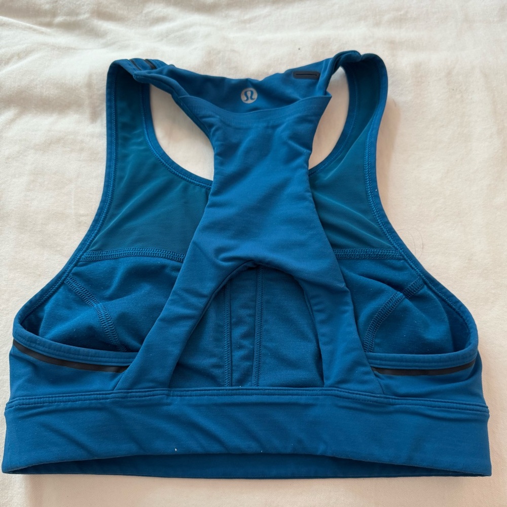 Lululemon Athletica Teal Sports Bra - old school style